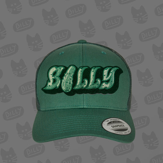 BillyKip Retro Truckert Cap Pickle Evergreen
