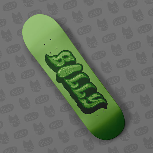 BillyKip Skateboard Deck Pickle